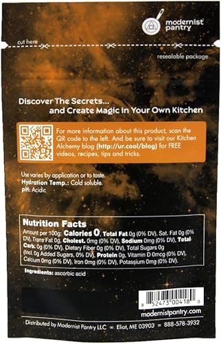 Miniatura 3 de Ácido ascórbico puro, sin OMG, vegano, sin gluten, certificado OU Kosher, 50 g/2 oz