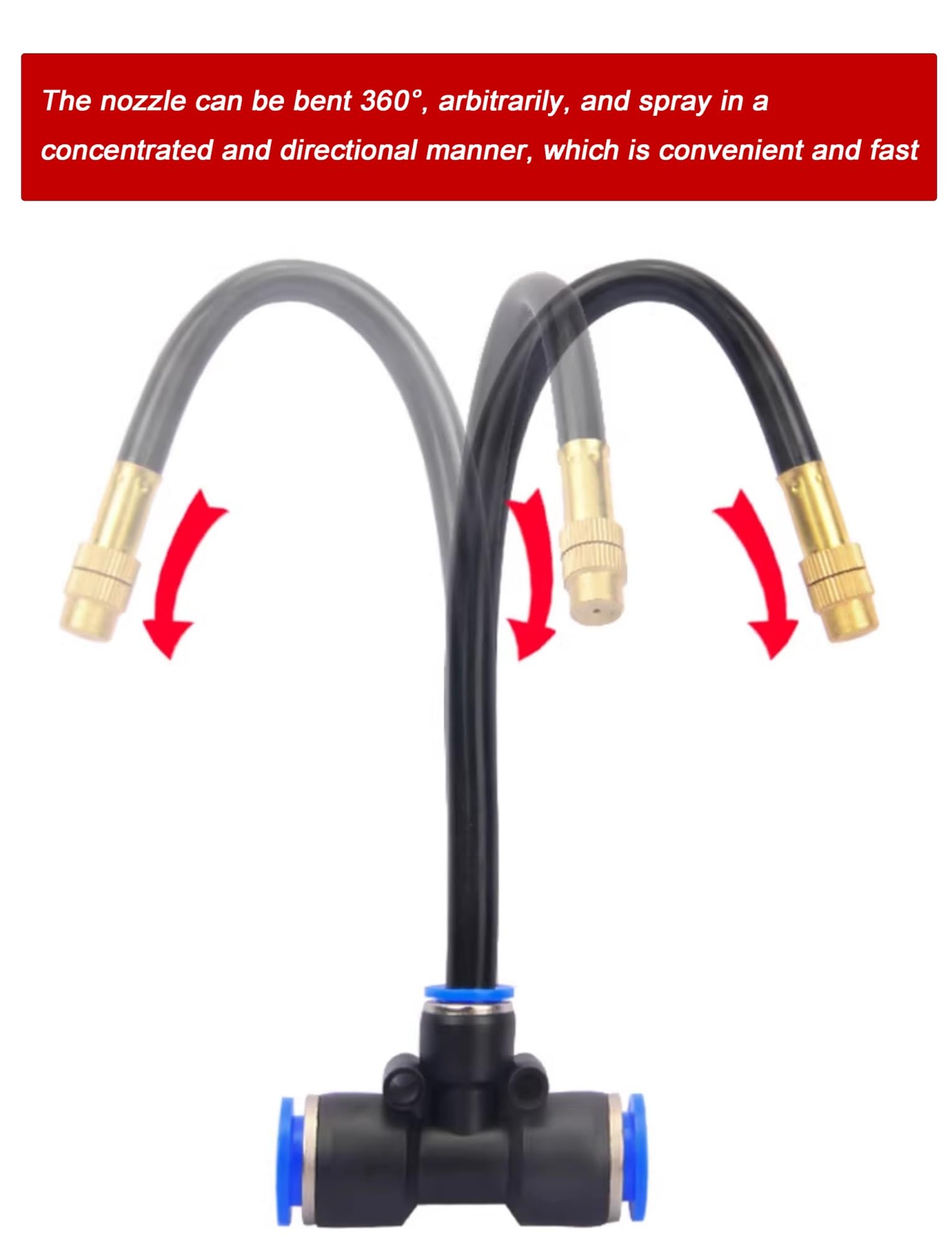 Kit di irrigazione a goccia for serre, irrigazione automatica, tubo flessibile regolabile a 360° con 30 ugelli, irrigazione for patio, irrigazione delle piante con tubo distributore da 98 piedi