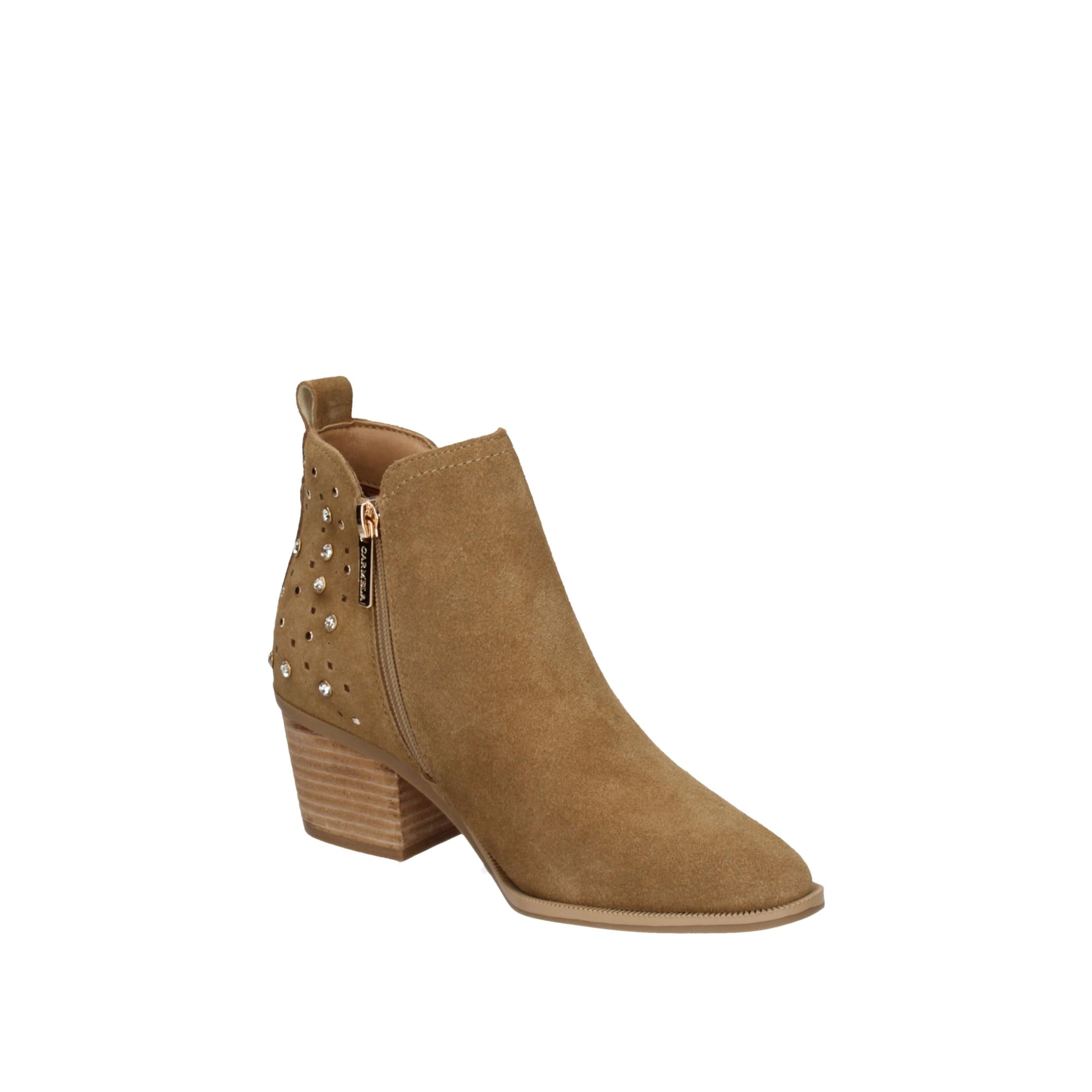 Carmela - Botas Camperas Mujer Camel - Calzado Cómodo y Versátil - Moda casual - Modelo 16315102 (Talla 36)
