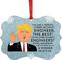 Vista 95 de Andaz Press Presidente Donald Trump Fancy Frame Recuerdo Adorno de Navidad, Regalo de broma de Técnico de Farmacia, 1 paquete, divertidas ideas