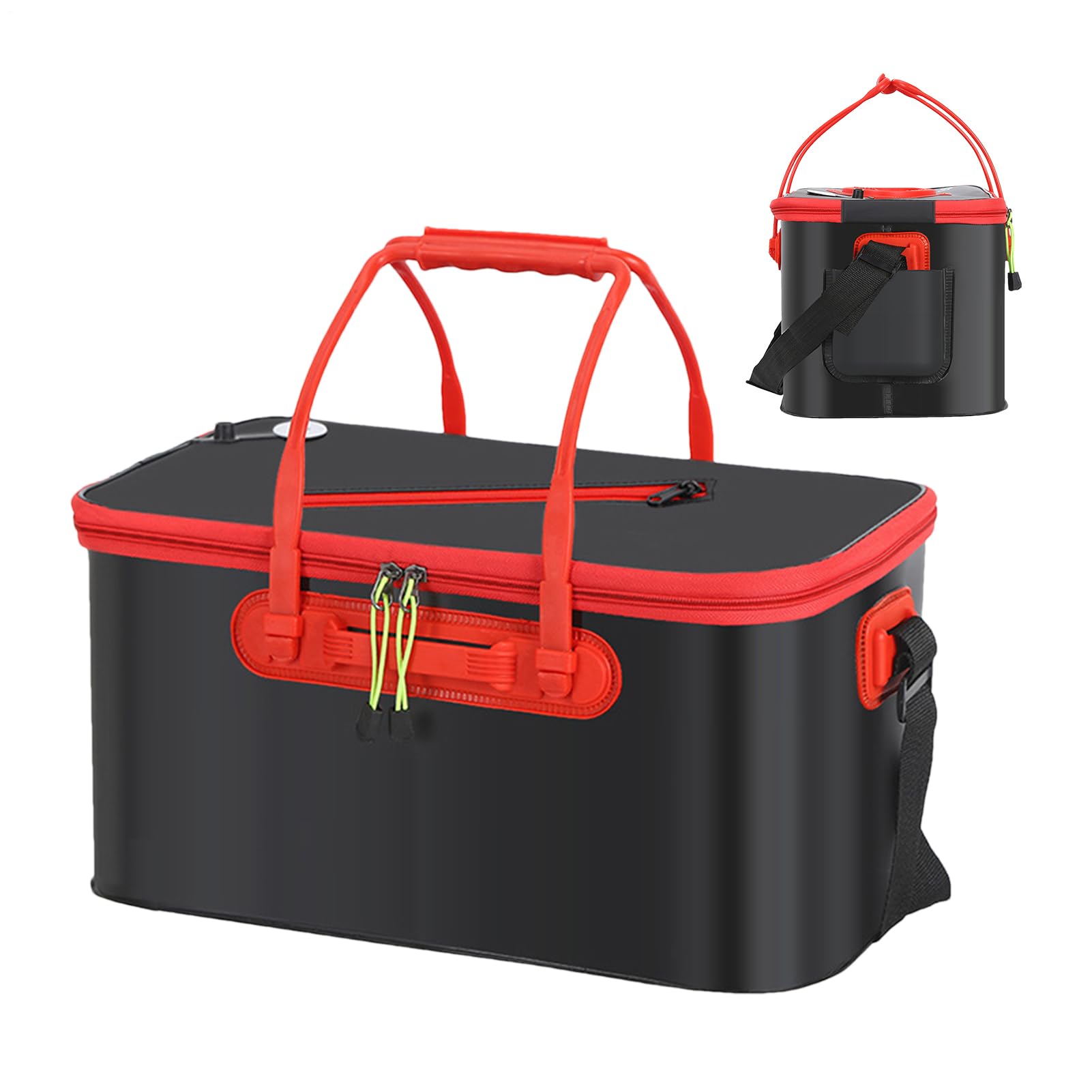Seau de pêche pliable XIAOXIAOYU en EVA pour poissons vivants et appâts