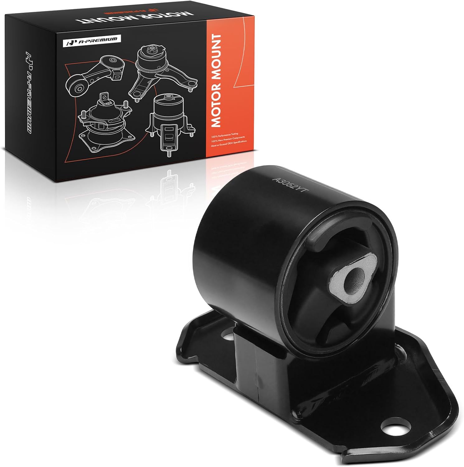 A-Premium Transmission Mount Compatible with Jeep KJ Series Liberty 2002 2003 2004, 3.7L, RWD, Manual Transmission