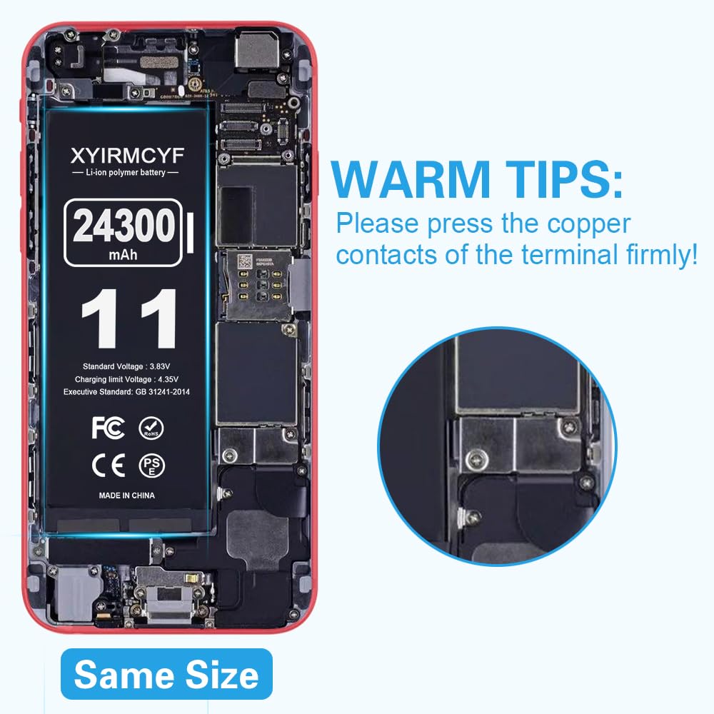 Amazon.com: XYIRMCYF 24300mAh Super Capacity Battery Compatible