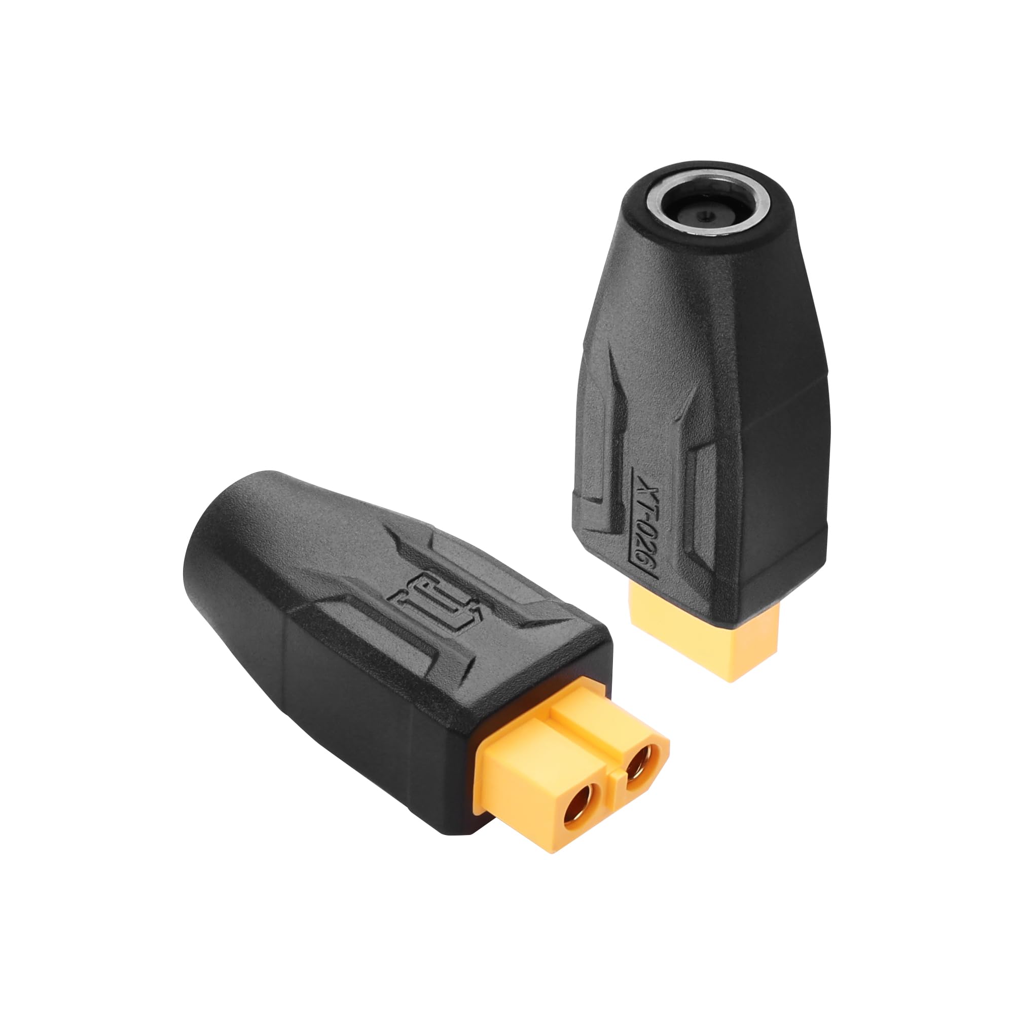 SinLoon 2-pak XT60 na DC7450 adapter XT60 na DC 7,4 mm x 5,0 mm bezprzewodowy do lutownicy TS100, zasilanie monitora FPV, drona (XT-026)