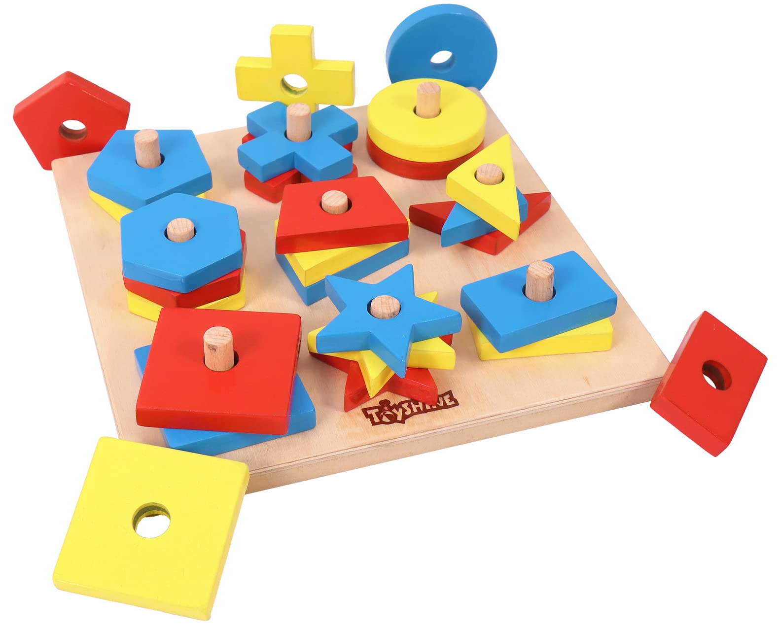 Toyshine Wooden Geometric Nine Shape Sorter (Multicolor 27 Pieces) (B0BSFQGH97) Amazon Price History, Amazon Price Tracker