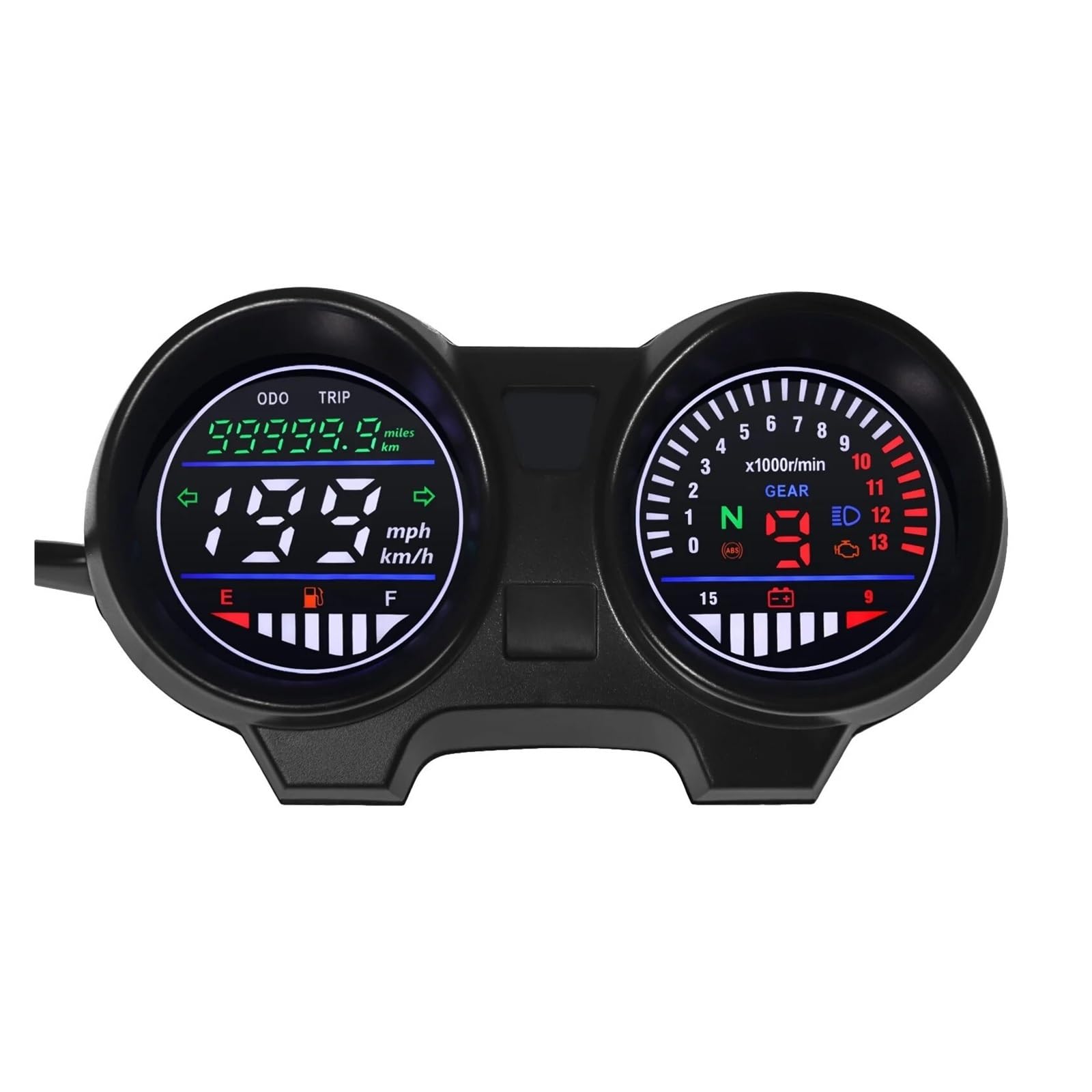 Contagiri contachilometri LED Digitale Cruscotto Del Motociclo Tachimetro Per CG125 RPM Meter Moto Dashboad Pannello Digitale Per TITAN 150 CG150 Fan150
