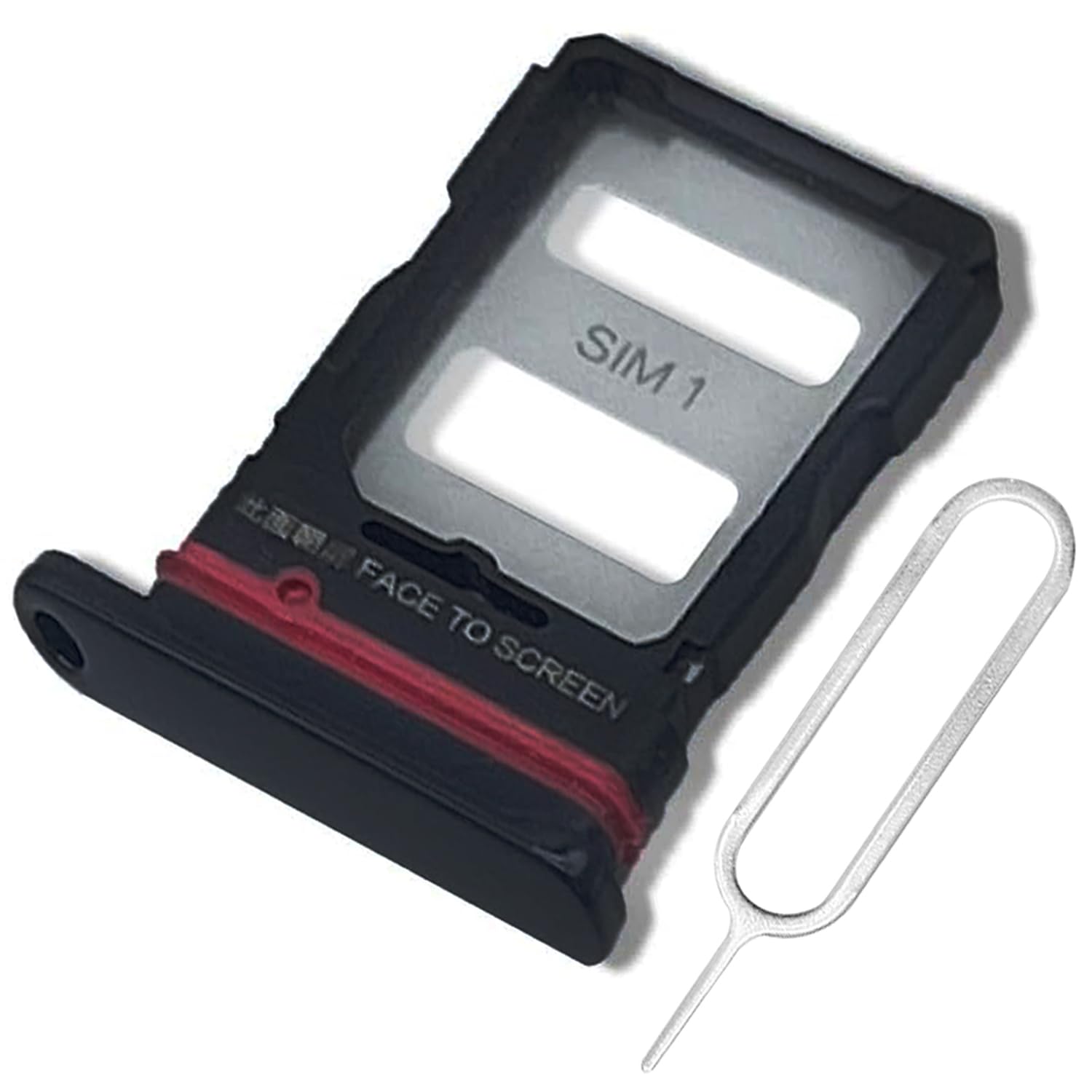 Porta SIM per Xiaomi Mi 11T/11T PRO Slot SIM qualità Originale Vassoio SIM con Pin della Scheda (Nero)