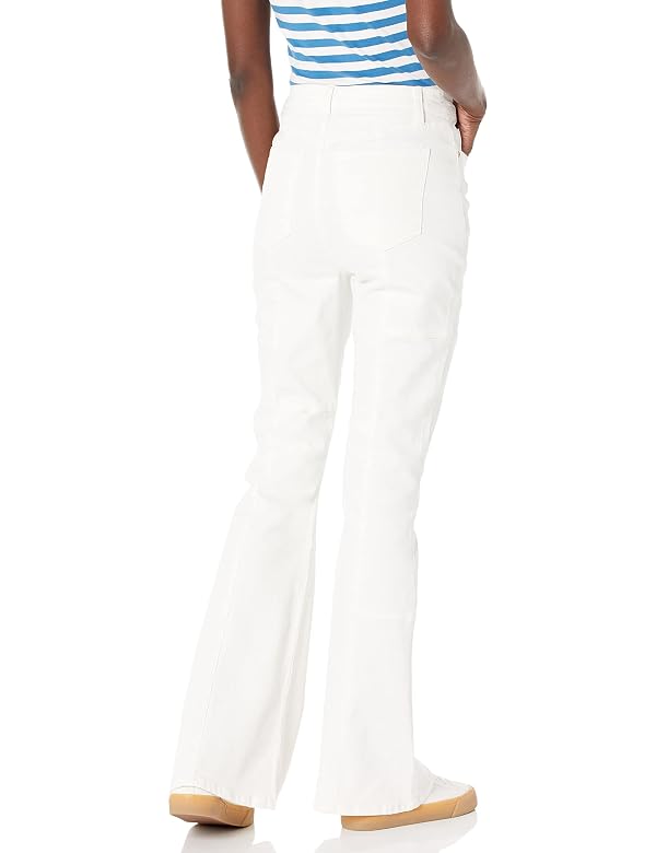 AFRM Women's Sylar Pant Bright White by AFRM - Used condition - Image 2