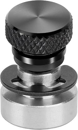 Miniatura 9 de Tornillo de asiento de motocicleta, tornillo de montaje moleteado para guardabarros trasero, 14 "-20 roscas de repuesto para Harley Touring