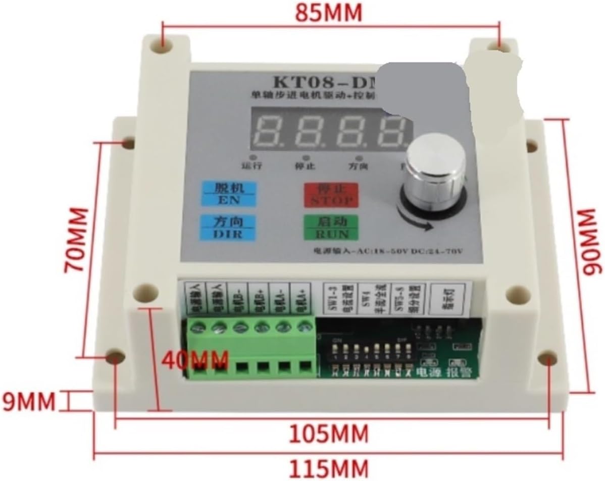 Stepping servo Motor Controller Speed Regulation Constant Length Forward and Reverse Rotation Number of Revolutions Angle Pulse