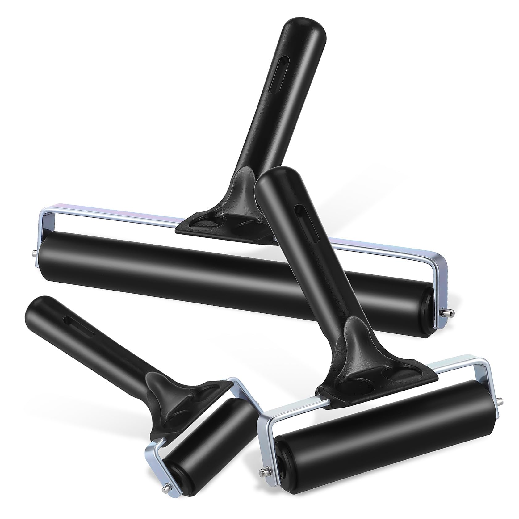 Tofficu 3piezas Rodillos De Goma Para y Manualidades Rodillos De Pegamento Para Encolar y Estampar