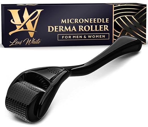 Derma Roller 1.5 mm, Beard Roller Microneedling for Hair, Derma Roller Hair Beard and Skin, for Men and Women