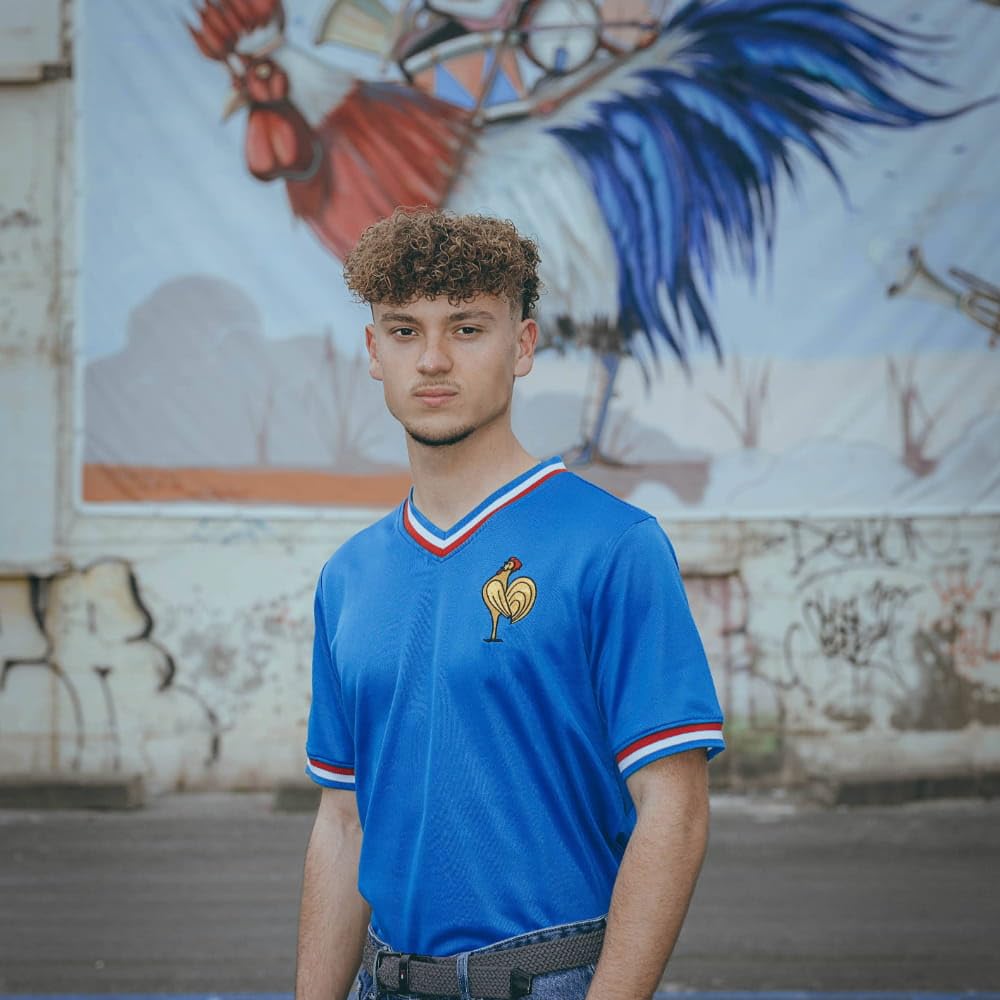 COPA - Frankreich 1971 - Retro Fußballtrikot - Herren - Blau