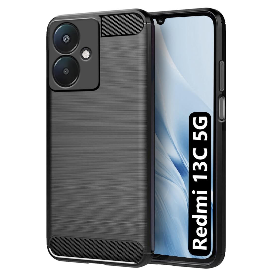 Fashionury Back Cover Case for Mi Redmi 13C 5G /Poco M6 5G |Hybrid Protection Bumper | Anti-Slip Grip | Ultimate Rubber TPU Stylish Back Case Cover for Redmi 13C 5G / Poco M6 5G (Black) (B0CQK9FFK3) Amazon Price History, Amazon Price Tracker