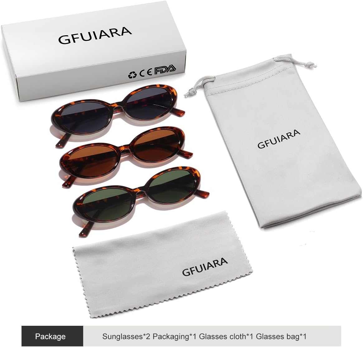 Oval Sunglasses for Women Men Fashion Small 90s Style Sun Glasses UV400 - Image 6