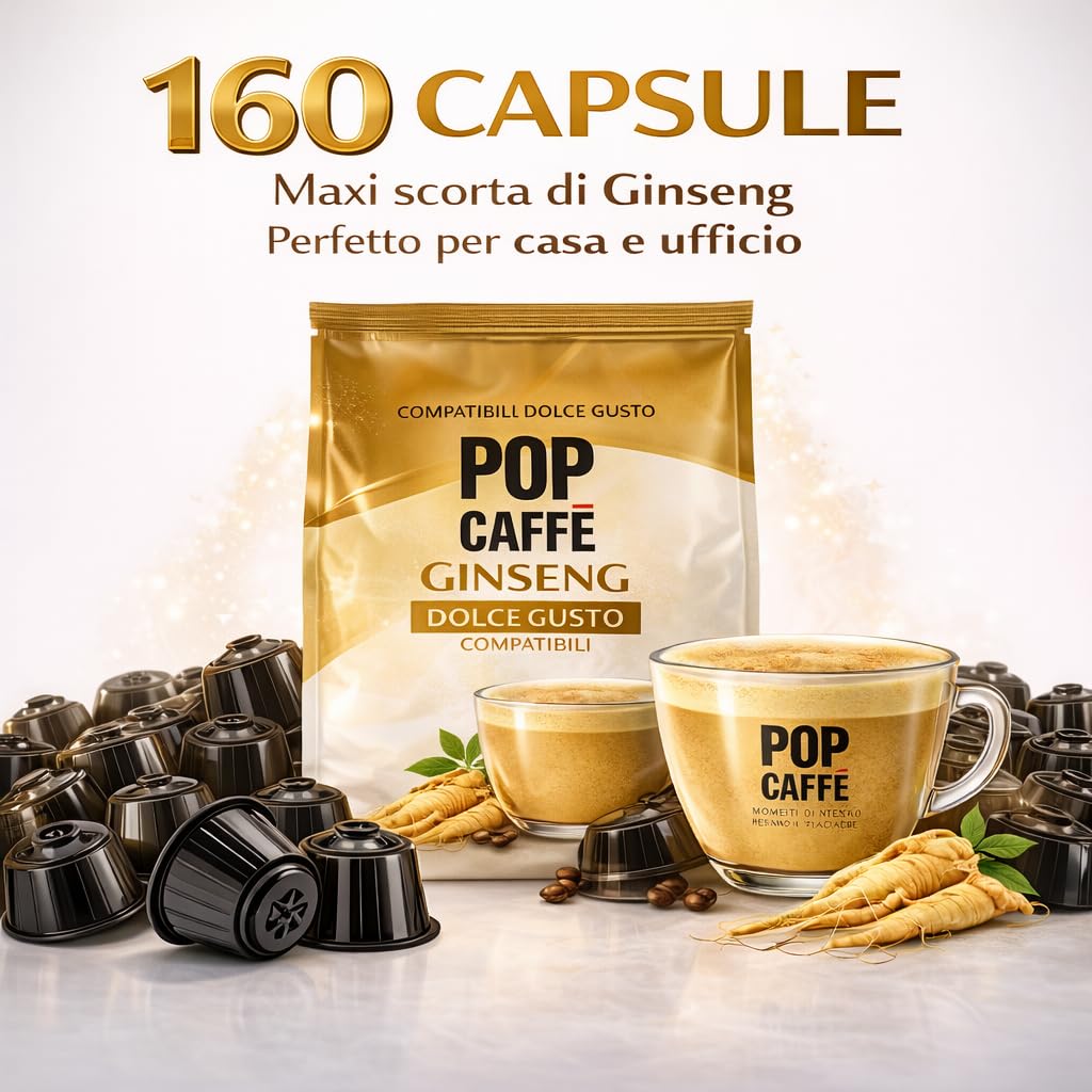 Nescafè Dolce Gusto Compatibili 160 capsule Ginseng