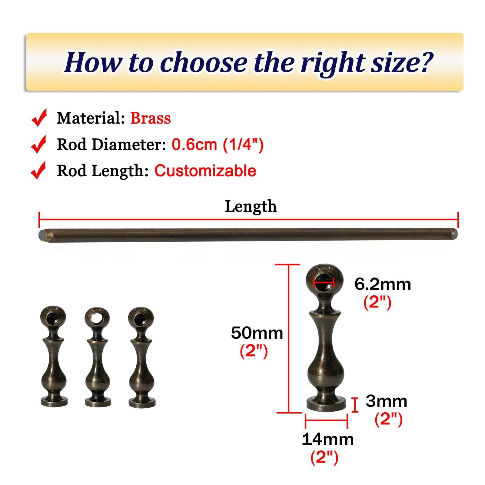 Binario di Protezione per Scaffale 35 44 55 75 100 110cmBarra Protezione | Kit Asta di Protezione Leggera in Ottone per Cappe Aspiranti o Carrelli Bar, Materiale(3PCS,33.5"/85cm)
