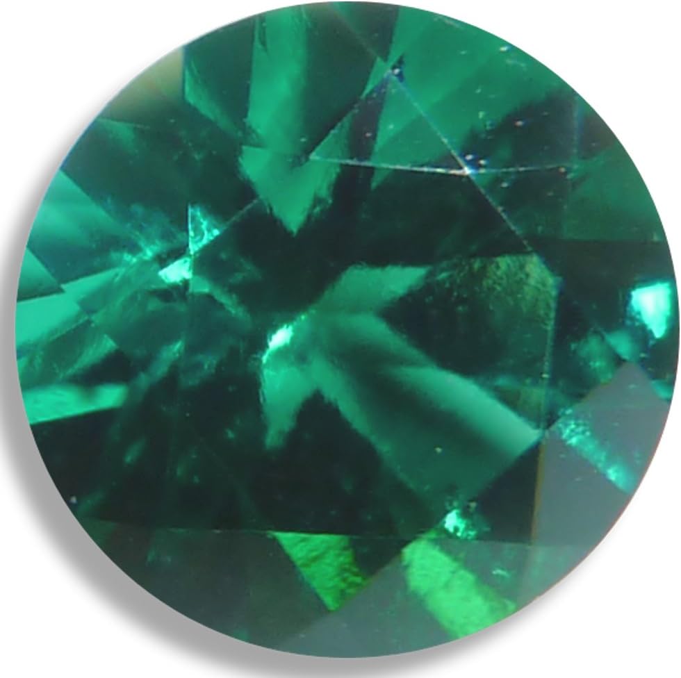 OptimaGem Lab Emerald Round 2mm-7mm Loose Gemstones (4mm)