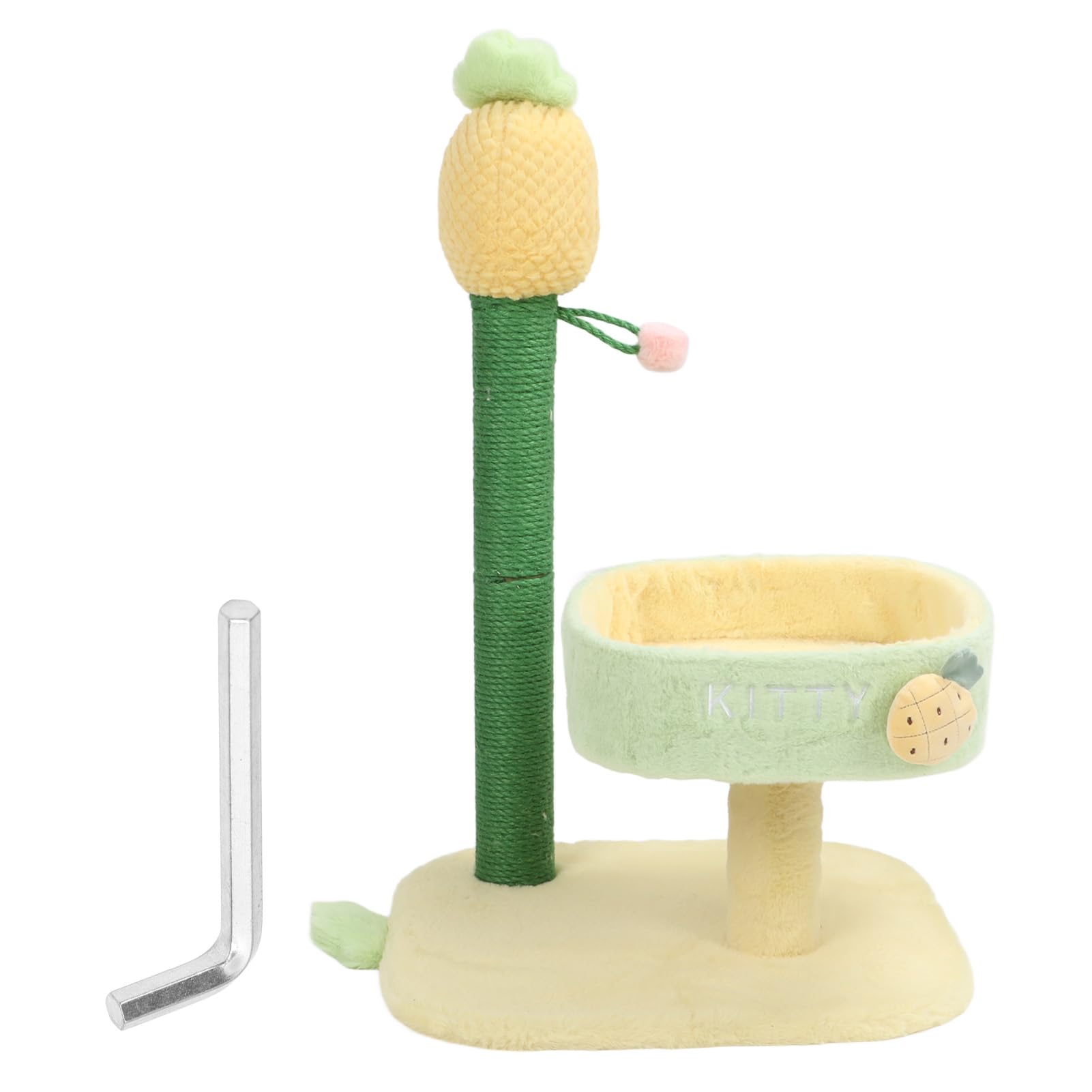 VGEBY Rascador de gatos de varios pisos con rascador de sisal, cama suave, ideal para gatos domésticos y espacios pequeños (estilo 1)