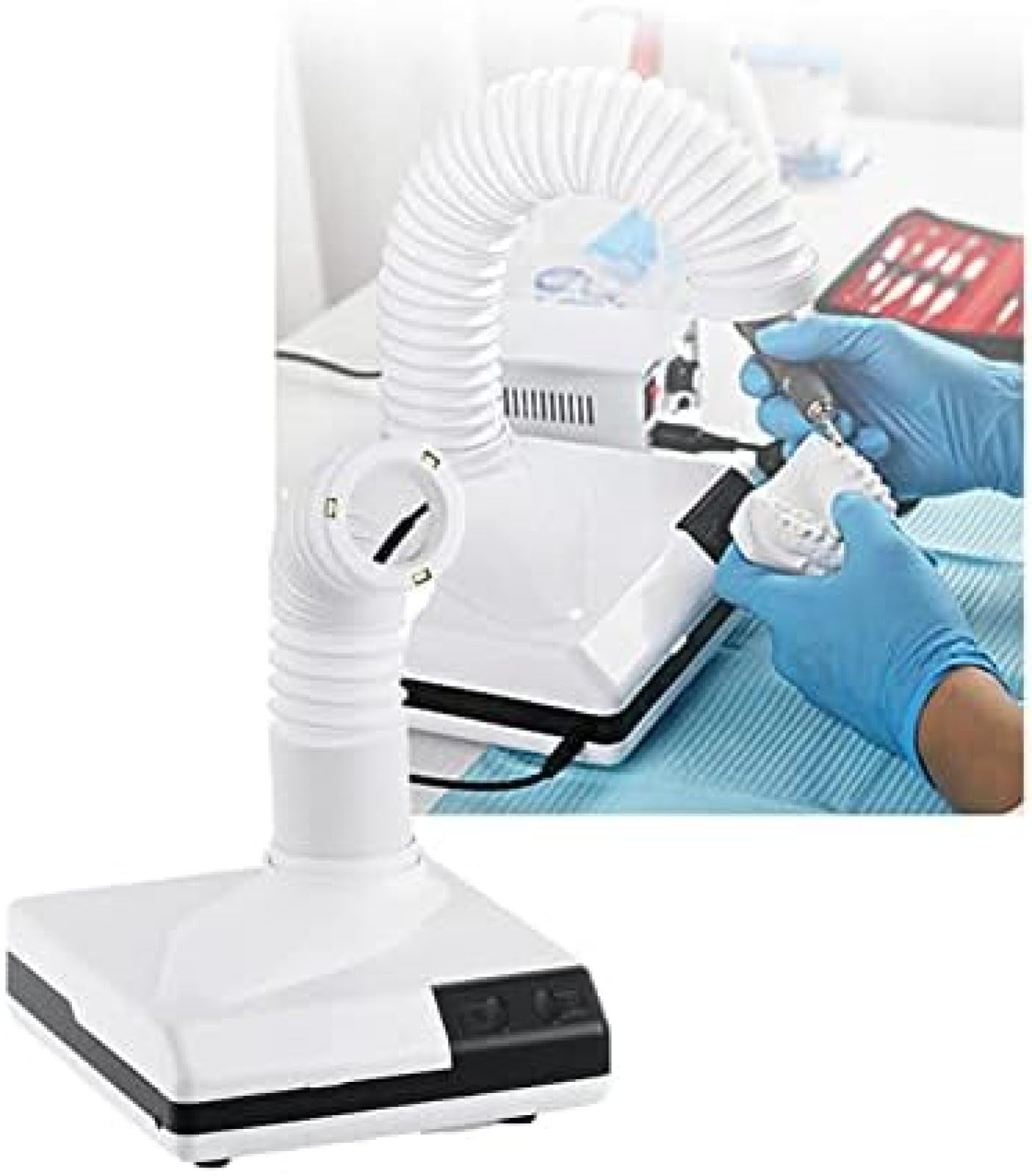 Aspirapolvere Aspiratore per Collettore di Polveri da 60 W, Attrezzatura per Laboratorio Odontoiatrico, per Uso Domestico E Professionale,YUYANAIAI