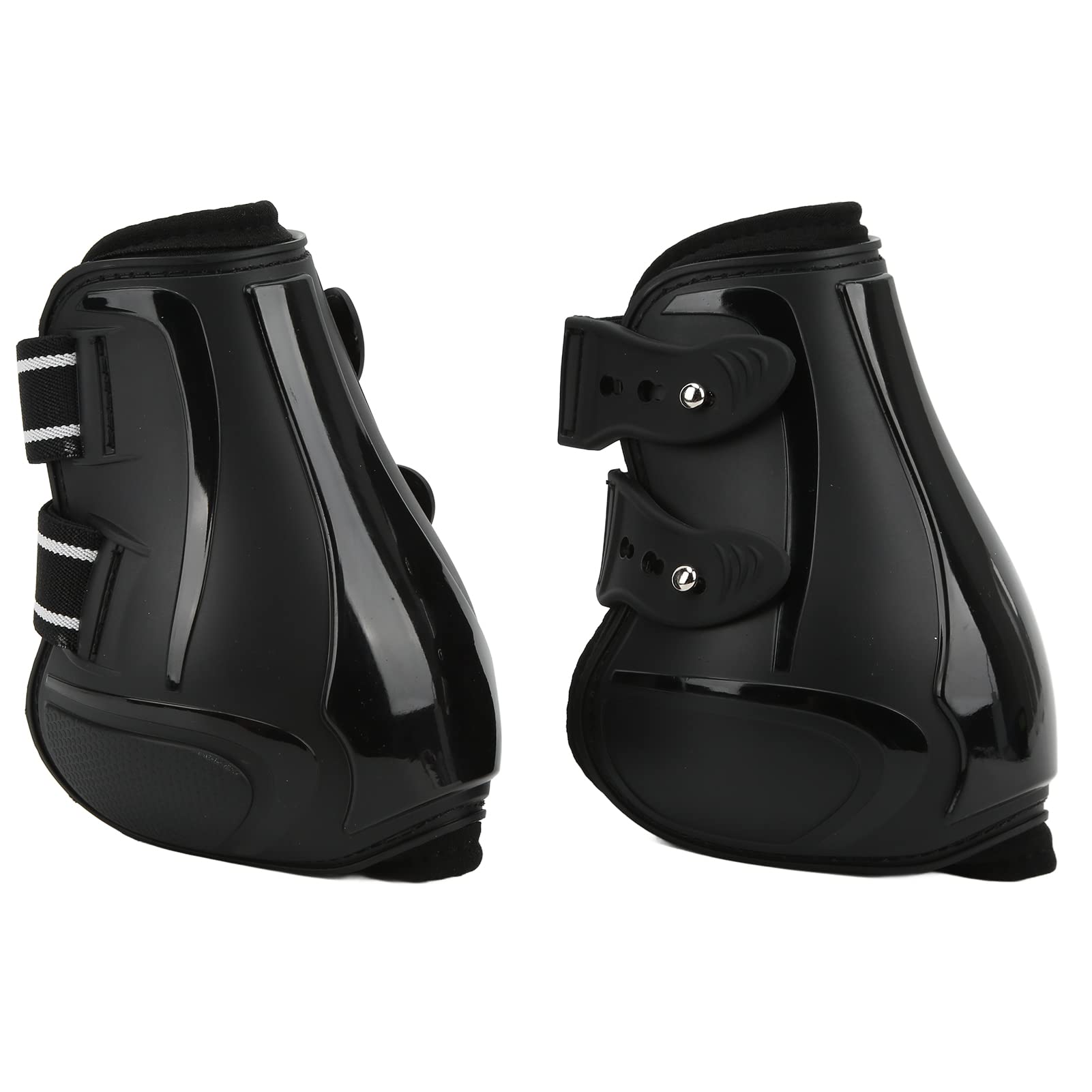 AMONIDA Protector de Pata de Caballo, 4 Uds., Botas Transpirables Ajustables para Prevención de Daños en Tejidos Blandos en Cualquier Condición Climática, Neopreno PU