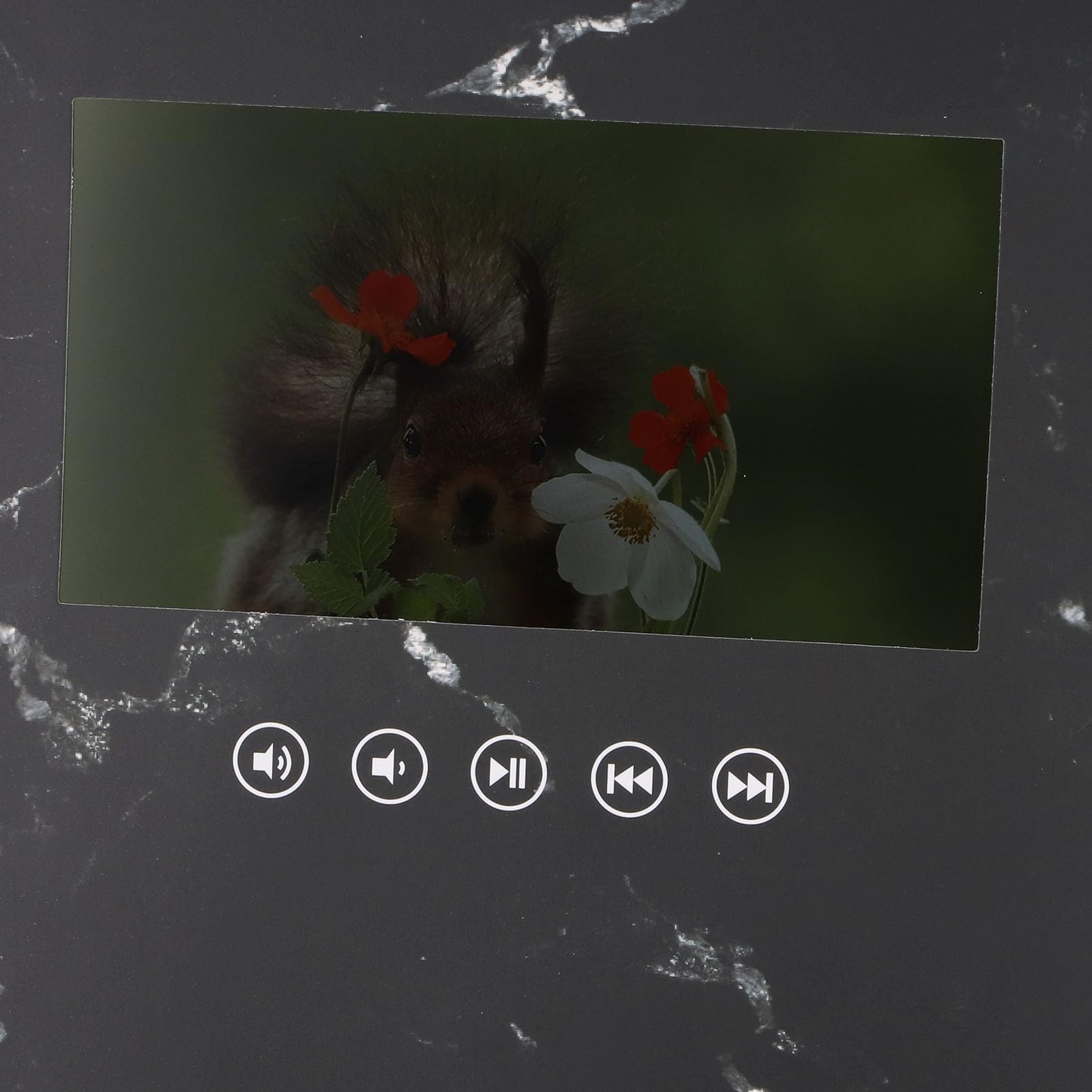 Caja de Regalo con Tarjeta de Felicitación con Video Electrónico con Pantalla LCD de 7 Pulgadas, Invitación de Boda, Adecuada para Navidad, Celebraciones de Aniversario, Cumpleaños, Videos