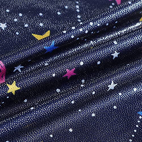 Image of HOZIY Gymnastics Leotards for Girls with Shorts Toddlers Biketards Rainbow Unicorn Dinosaur Mermaid Leopard Flower Galaxy