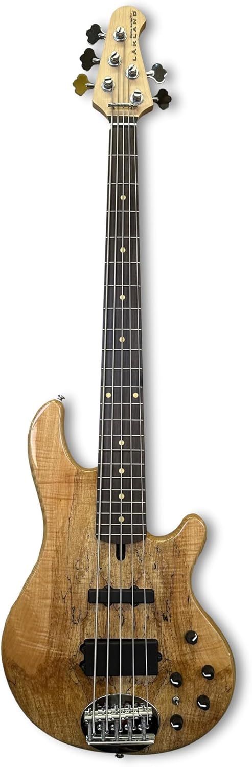 Lakland Skyline 55-02 Deluxe 5-string Bass Guitar - Spalted, Rosewood