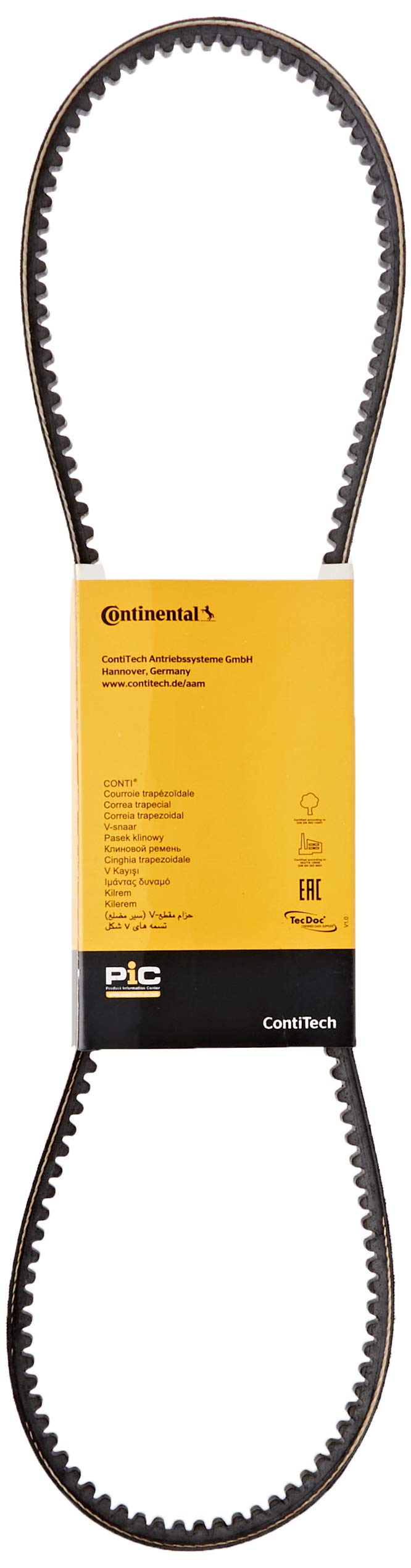 Image secondaire de Continental Contitech AVX10X1013 Courroie trapézoïdale