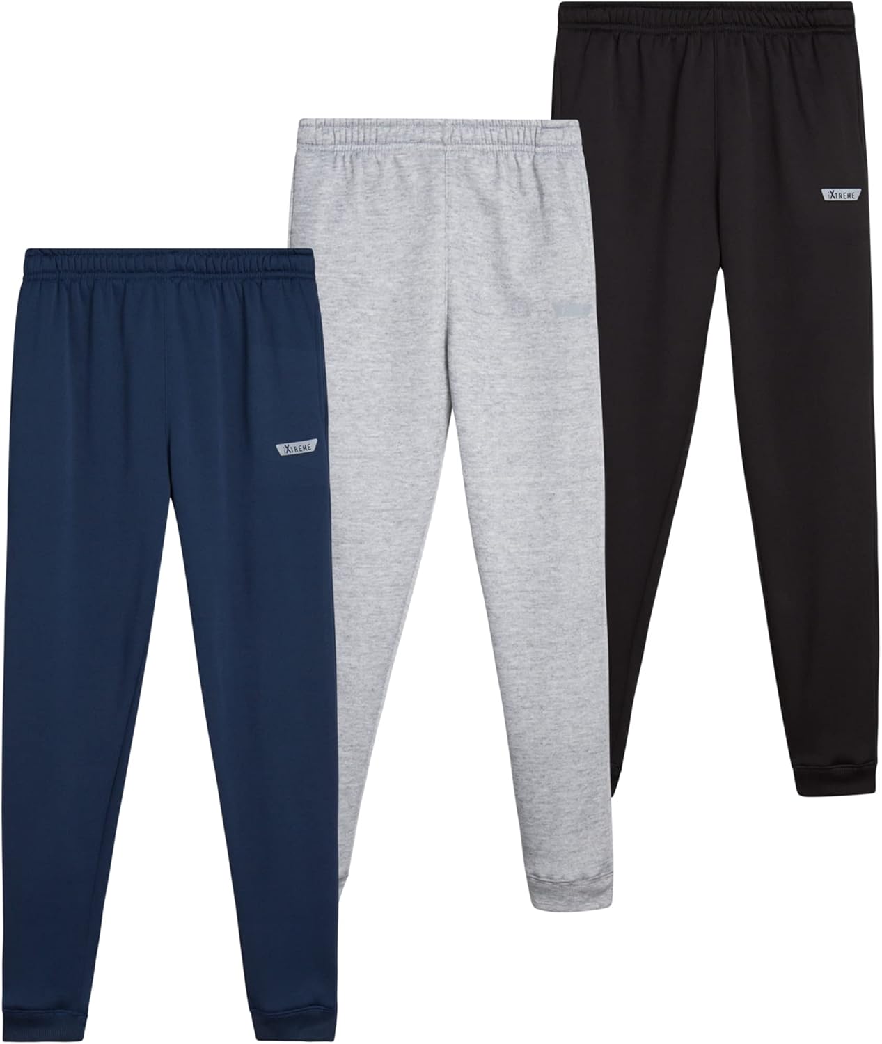iXtreme Boys Sweatpants - 3 Pack Fleece Boys Athletic Pants Lightweight Performance Joggers Kids Sweatpants with Pockets - Image 6
