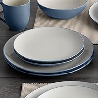 Vista 6 de Noritake Colorwave Ice - Juego de 4 platos llanos Coupe, 10-1/2