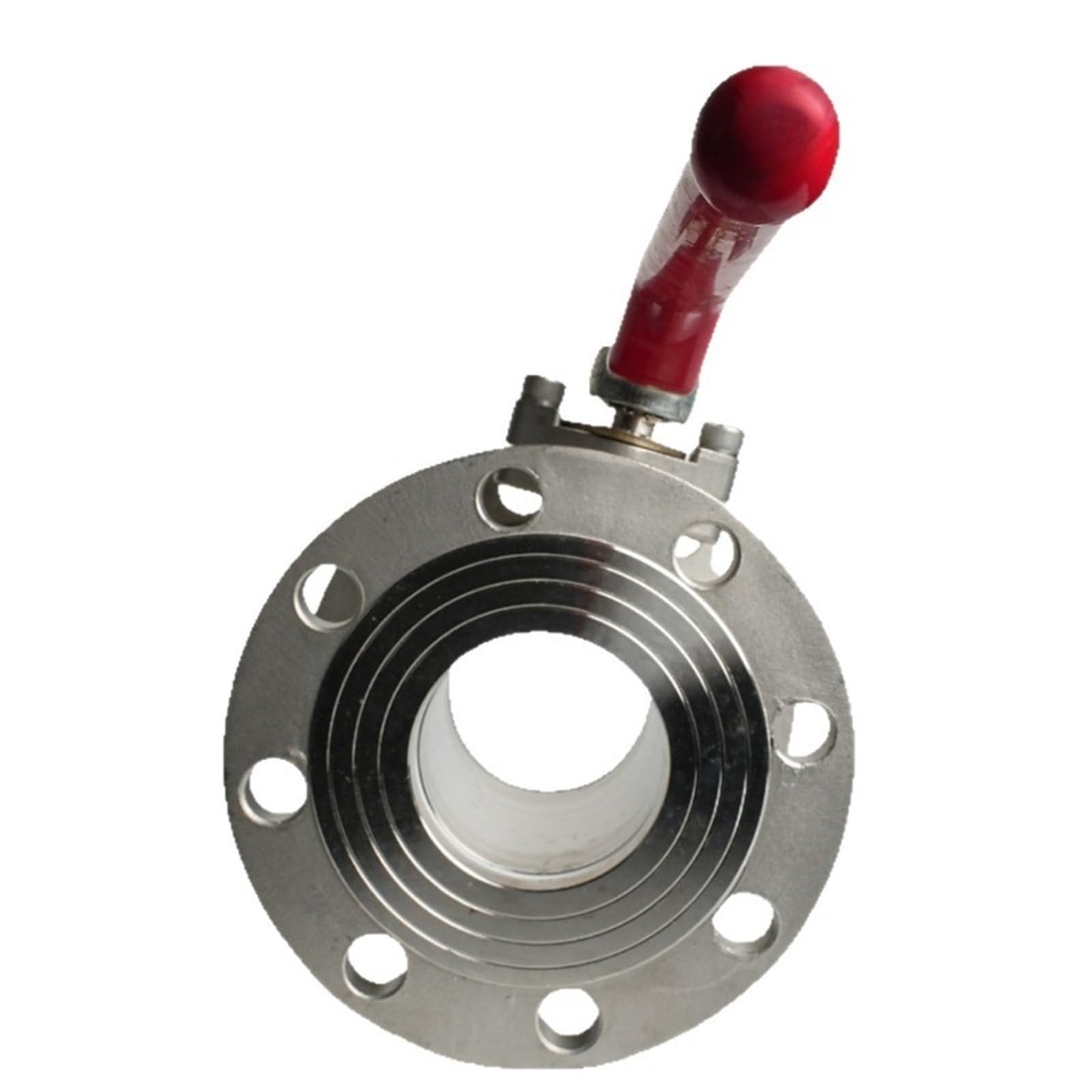 Trgyjgkf One Color Stainless Steel Round Tank Car Ball Valve Special Manual Flange Ultra-Thin For Oil Tanker