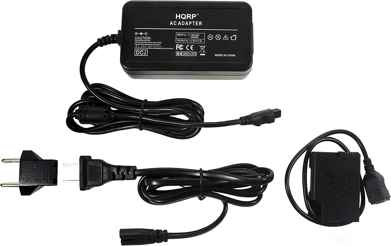 HQRP AC Power Adapter Kit Compatible with Nikon D5200 / D 5200 / D-5200 Digital Camera