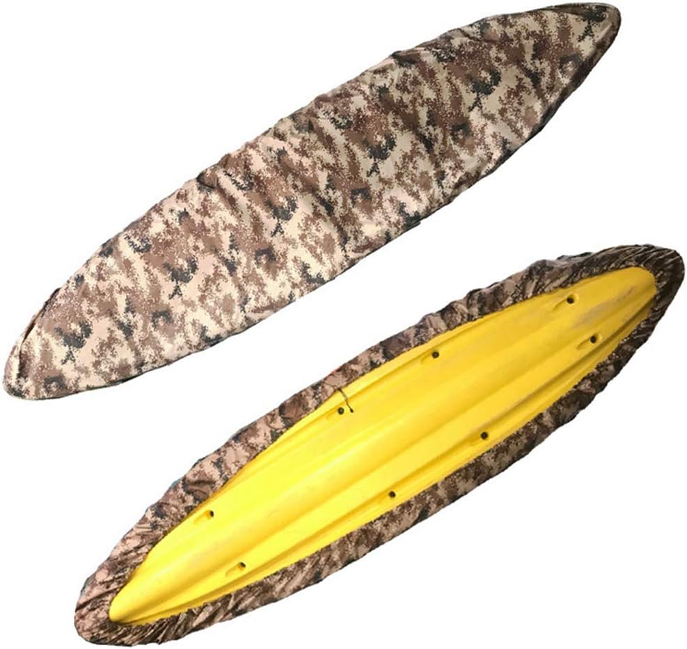 Kayak Cover,Kayak Canoe Dust Cover for Outdoor/Indoor Storage, Waterproof & UV Resistant,Outdoor Fishing Boat Cover (Desert Camouflage, 10.1-11.4ft) Kayak Cover,Kayak Canoe Dust Cover for Outdoor/Indoor Storage, Waterproof & UV Resistant,Outdoor Fishing Boat Cover (Desert Camouflage, 10.1-11.4ft)