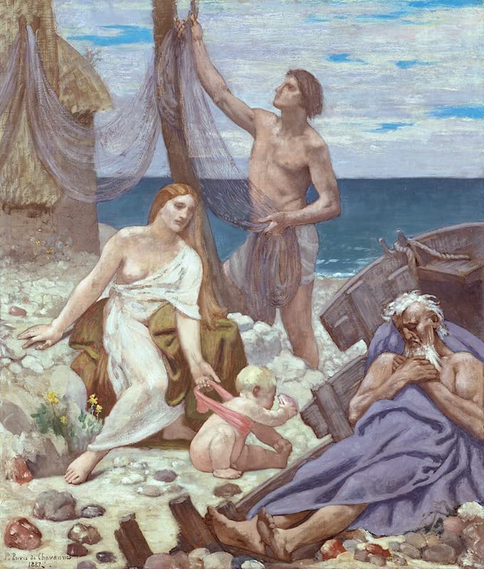 Tableau La Famiglia Del Pescatore habillez vos grands murs vides avec cet art 60x90cm