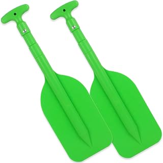 Telescoping Boat Paddle Collapsible Oar for Boat 21'' - 42'', Collapsible Paddle for Boat Kayaking Rafting Jet Ski Canoe Outdoor Kayak Water Sports and Safety Boat Accessories 2 Pack