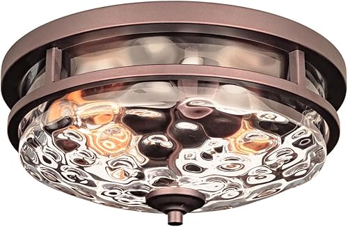 Luces de techo de montaje empotrado, 2 luces de granja cerca del techo, lámpara de techo industrial para cocina, pasillo, dormitorio, sala de estar,