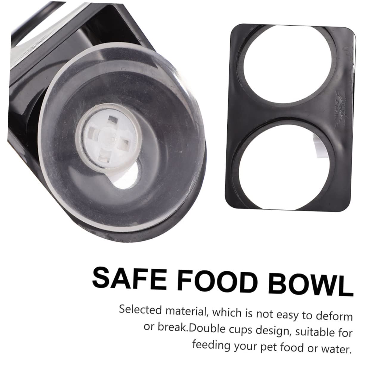 Angoily 4sets Ciotole per Rettile con Design Ventosa Mangiatoia Pratica per Terrario con Supporto Accessorio per Animali Domestici per Cibo Facile da Installare e Manutenere
