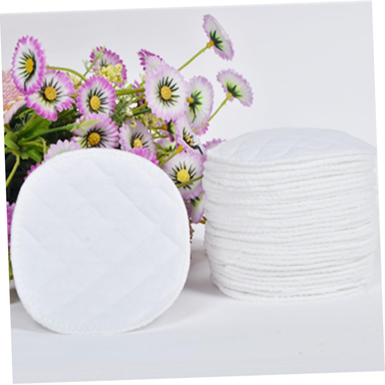 16Pcs Leakproof Breastfeeding Pads Washable Nursing Pads for Sore Nipples Super Absorbent Spill Breast Mats Xin Design for Lactating Mothers