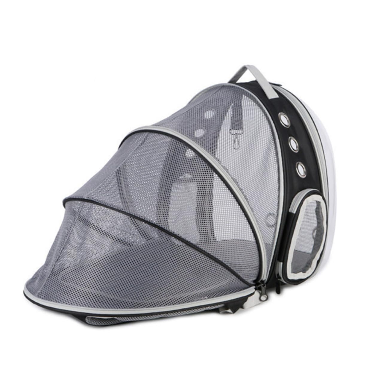 COLLBATH 1 Pc Bolsa de Transporte para Mascotas Mochila Aire Libre para Mascotas Mochila de Viaje para Mascotas Bolsa de Gato Mochilas Transparentes Portador de Mascotas expandible Black