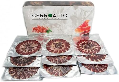CERROALTO | Plato Jamón de Cebo de campo 50% Raza Iberica | Emplatado a mano en sobres de 100 gr (15 SOBRES) Cover