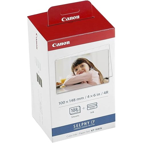 Canon Color Ink Paper Set KP-108IN 4X6 108 Sheets