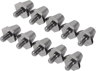 EXAOMBLE Picos De Futbol Atletismo Reemplazo Zapatos para Correr Uñas Calzado Deportivo Zapatos para Correr Al Aire Libre Clavos Corriendo Picos para La Pista Aluminio Negro