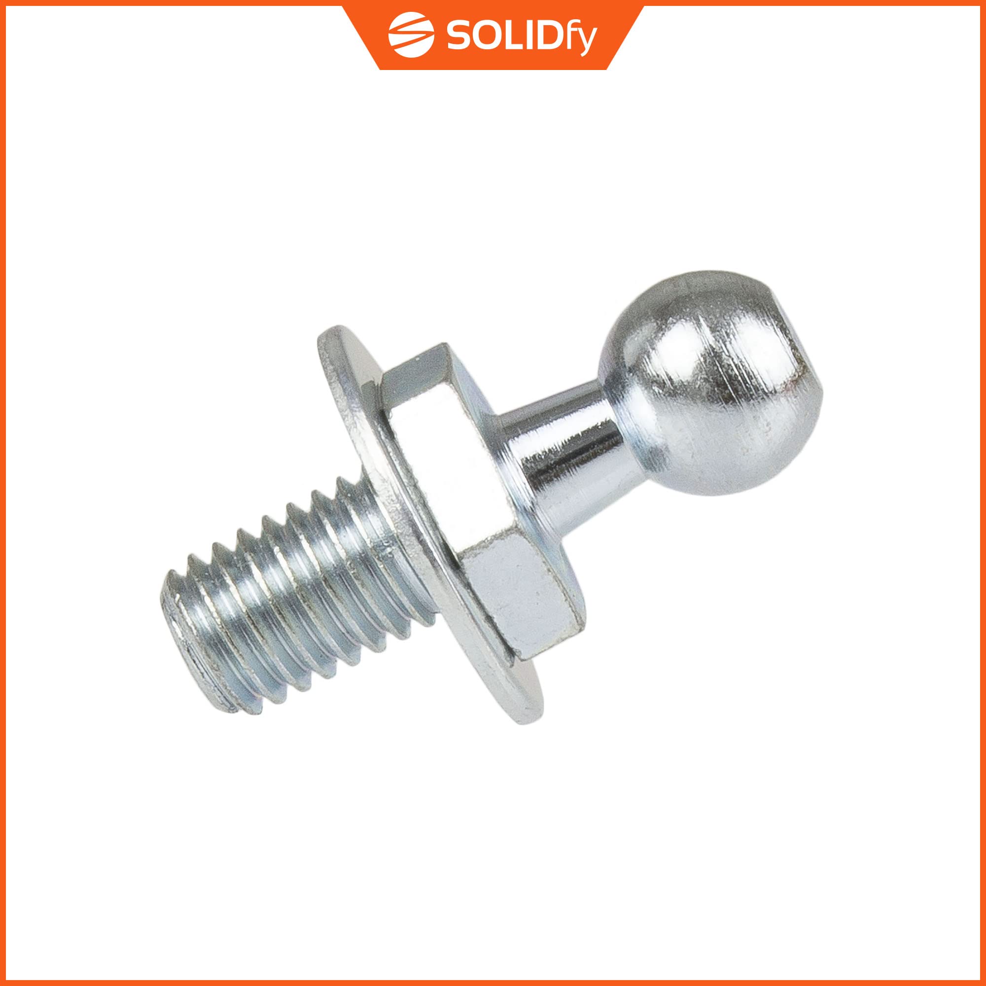 2x M8 Kugelzapfen Edelstahl - Verstärkte Kugelköpfe Für Gasdruckfedern Auto & Boot