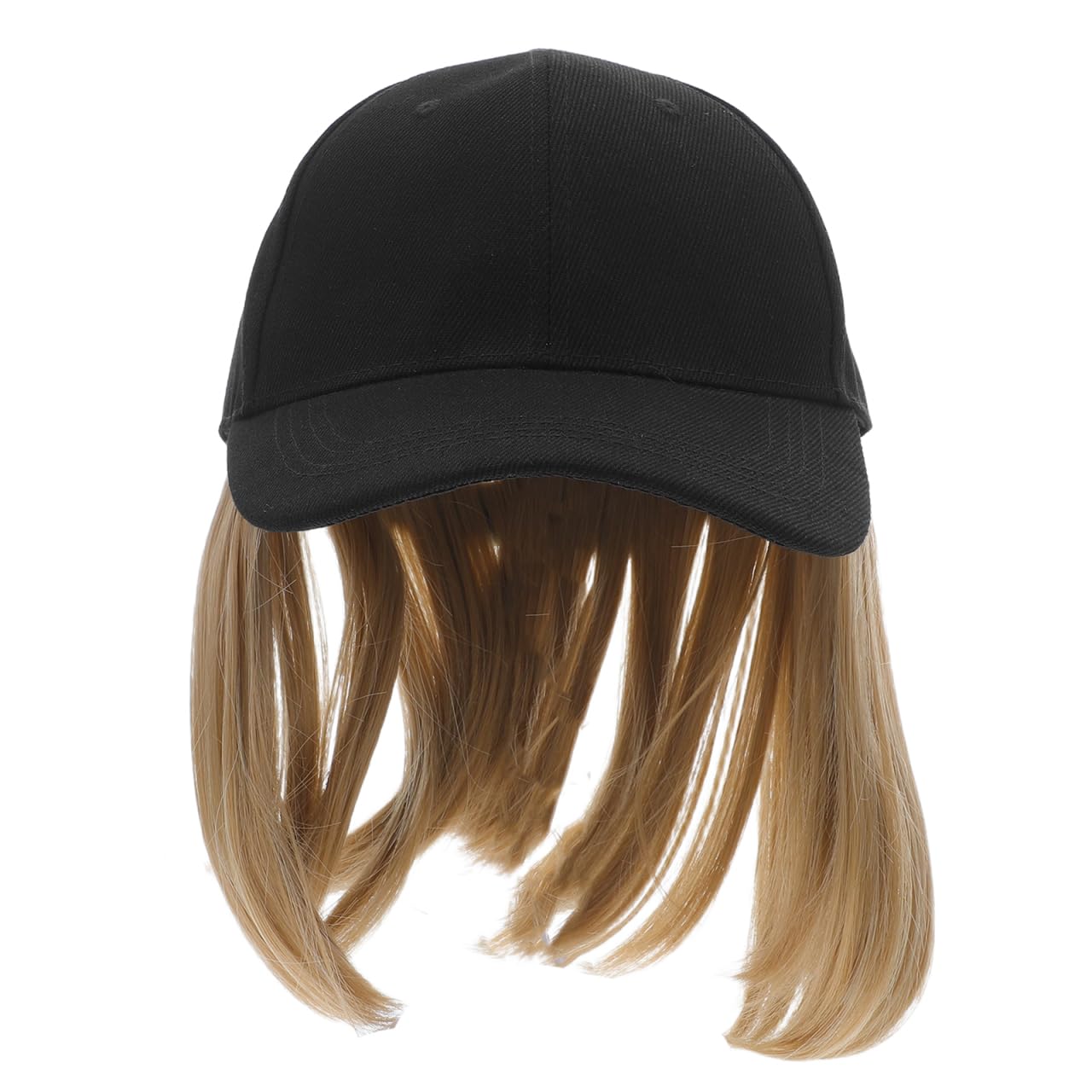 Vaguelly Baseball Cap Wig Hair Extensions - Image 2