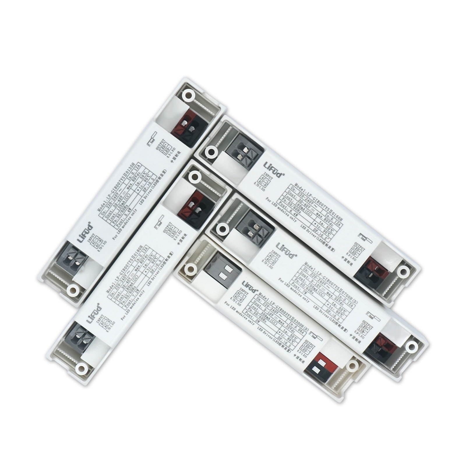 FCARUMIQP LED Driver DC5-10V DC30-40V Power Supply Lighting 135mA 160mA 180mA 300mA 700mA for Modules Only(5.4W DC30-40V 135mA)