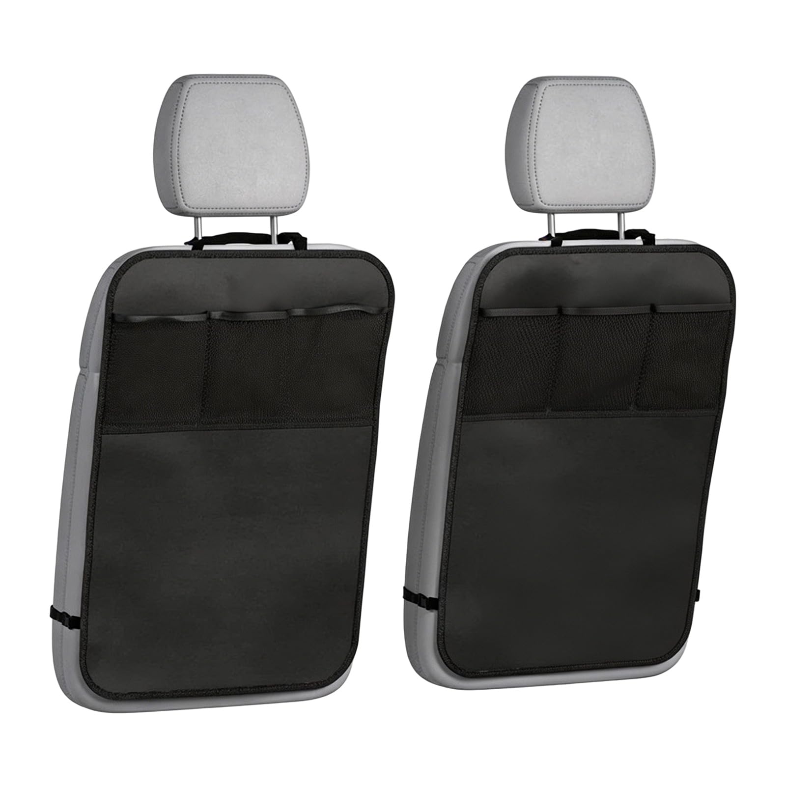 FROMCEO Automotive Backseat Organizers Storage Solution with Waterproof Coating and Reinforced Bottom for Child Foot Protected Car Trunk Storage Protector