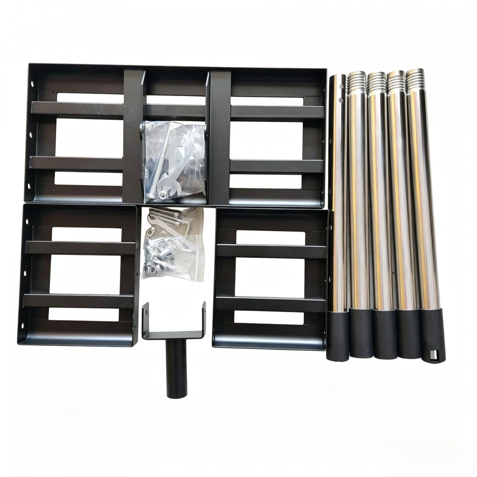Fenteer Râteau de Jardin Niveleur à Poignée pour Une Large Zone de Couverture, Outil de Nivellement pour Jardins, Pelouses