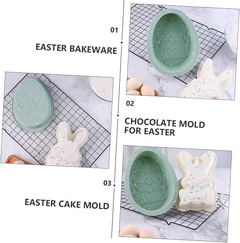 Miniatura 9 de Zerodeko Silicone Cake Mold Dessert Molds Easter Bunny Chocolate Mold Cupcakes Easter Bunny Mold Molde De Para