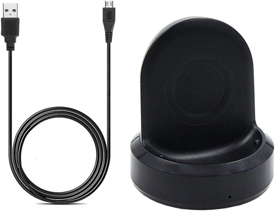 Threeeggs Compatible with Gear Sport Charger, Replacement Charging Dock Cradle Cable for Samsung Gear Sport SM-R600 Smart Watch